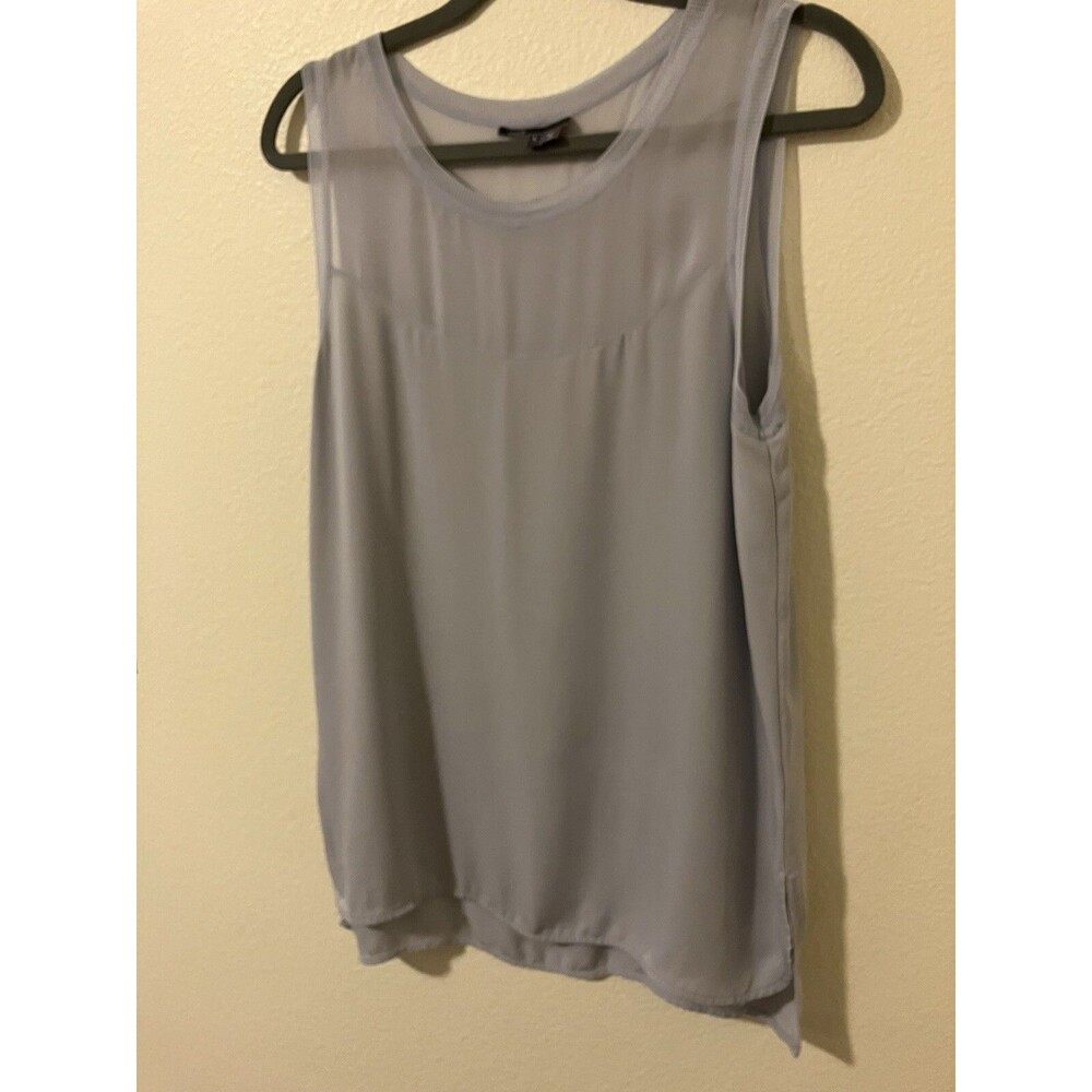 Vince Blue Sleeveless Blouse